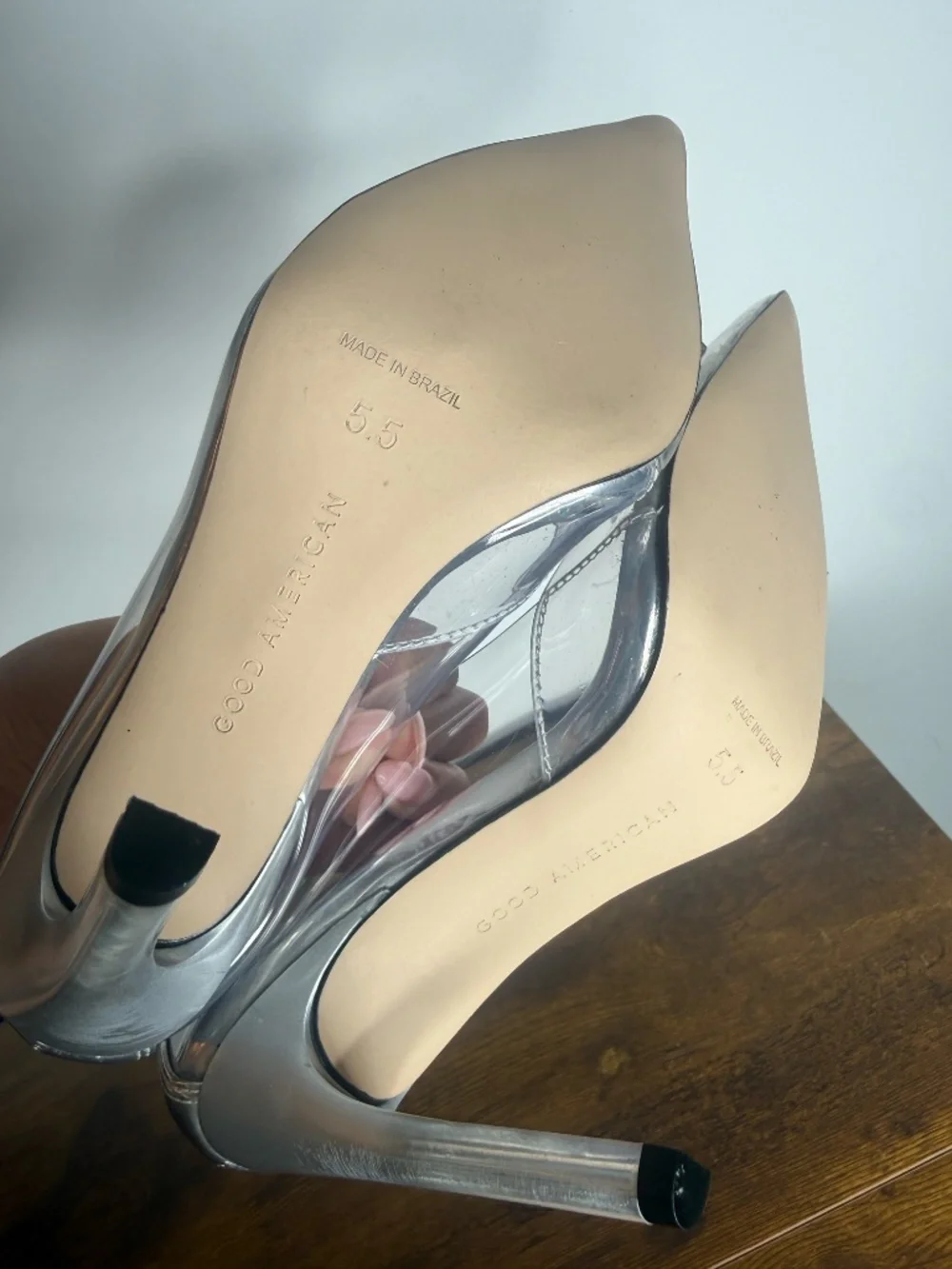 Good American Cinderella Pumps (Size 5.5)